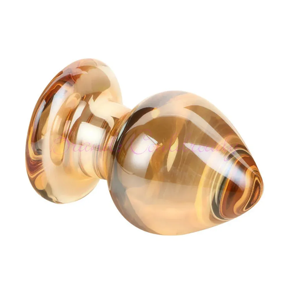 Glazen buttplug Ambre Doré, foto 3
