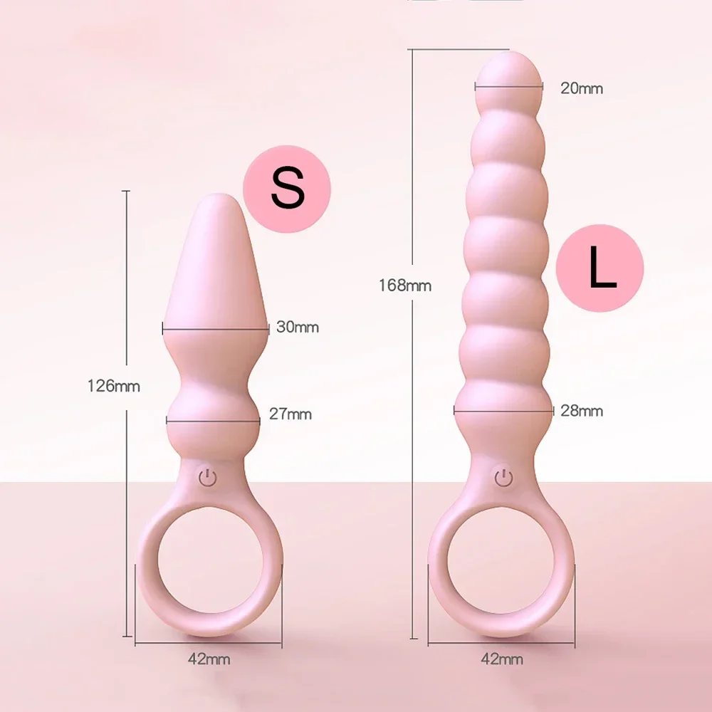 Anale plug vibrator S/L, foto 6
