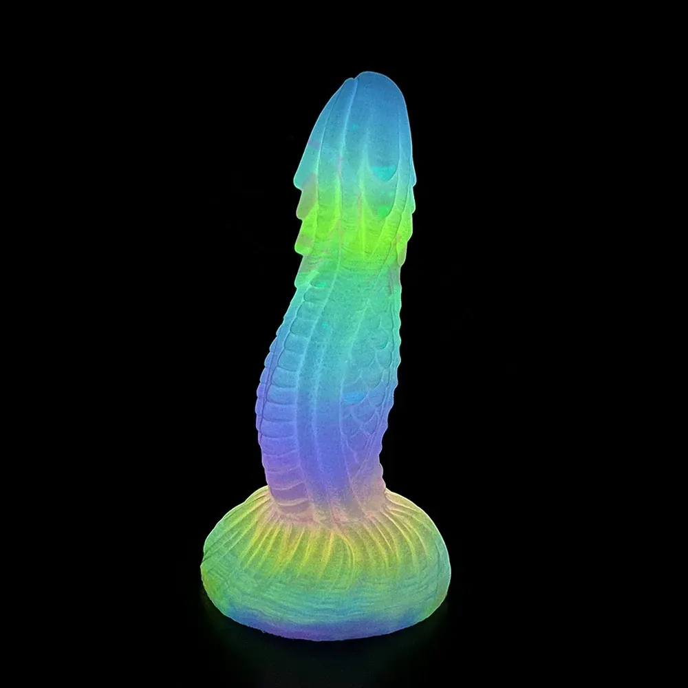 XXL fantasy dildo Aurora Glow Vibe, Model 12