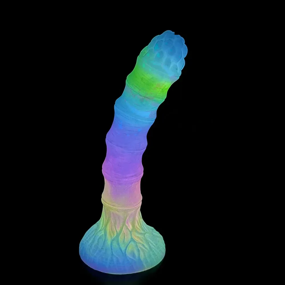 XXL fantasy dildo Aurora Glow Vibe, Model 19