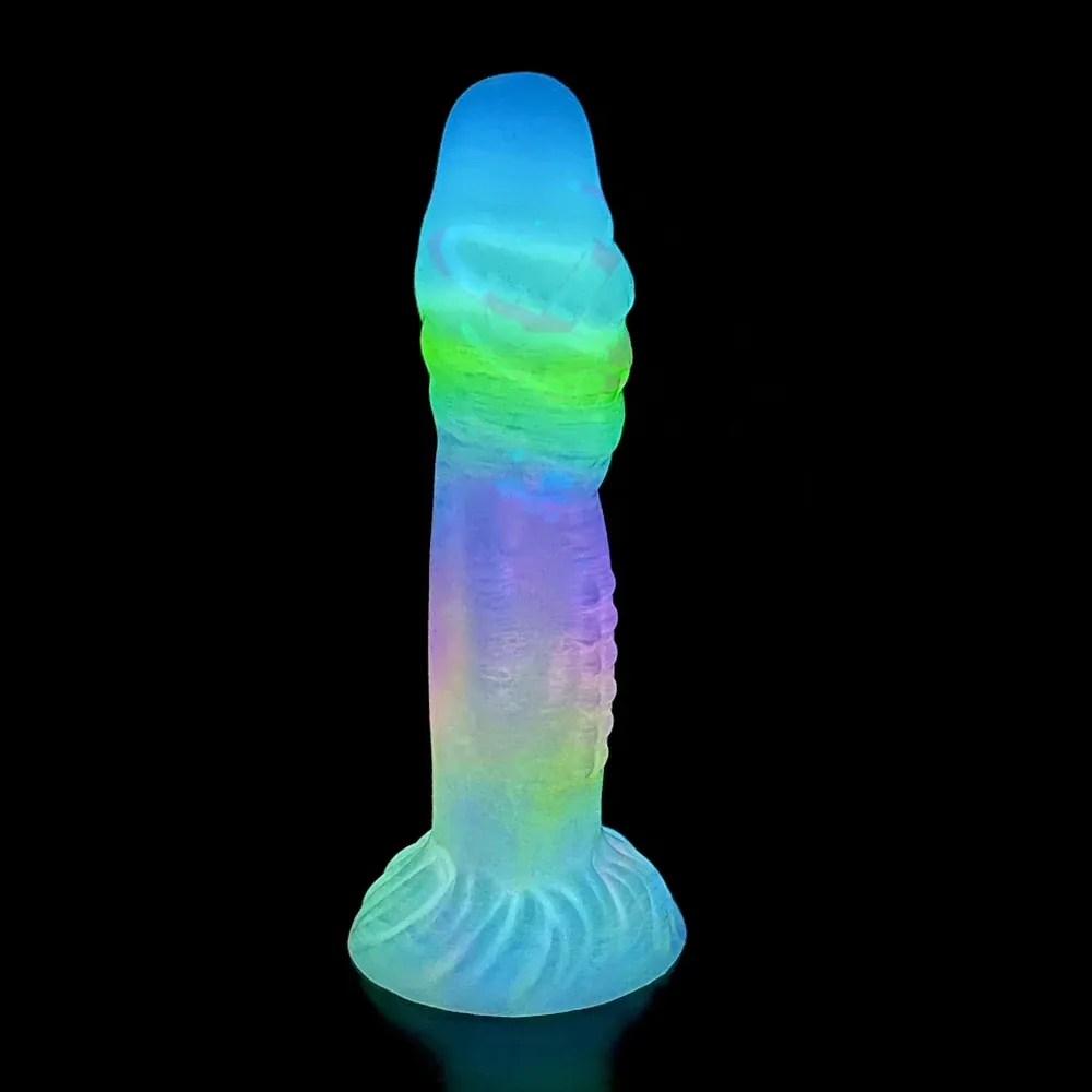XXL fantasy dildo Aurora Glow Vibe, Model 8