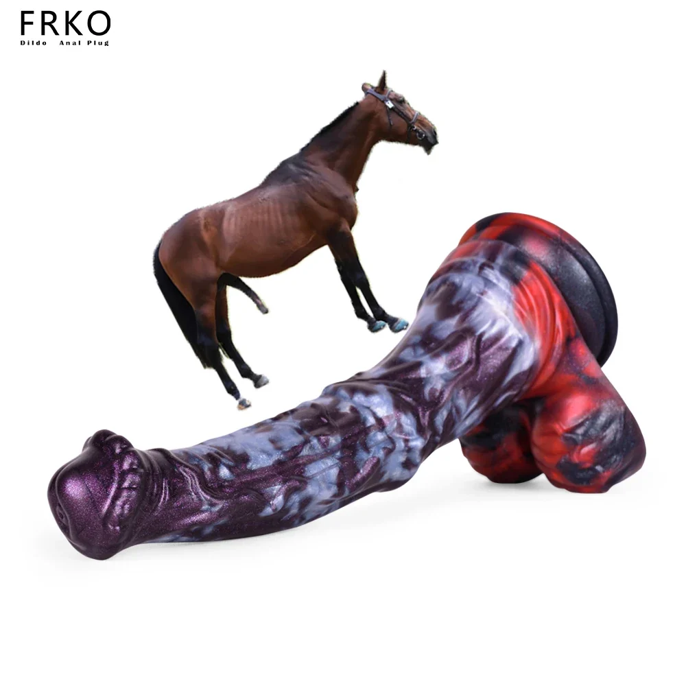 Big horse dildo met zuignap, foto 2