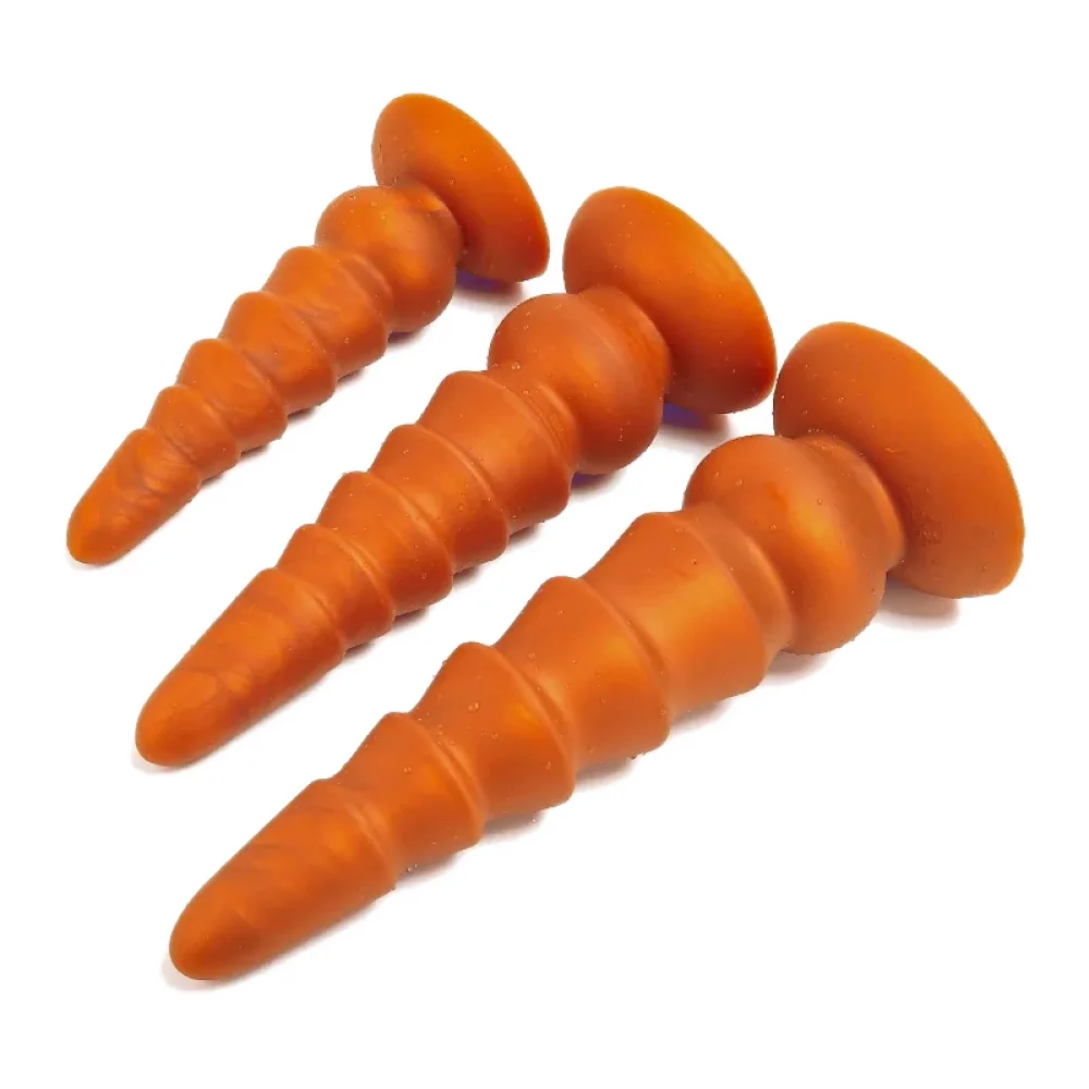 XXL buttplug Collection Or & Noir, Model 10