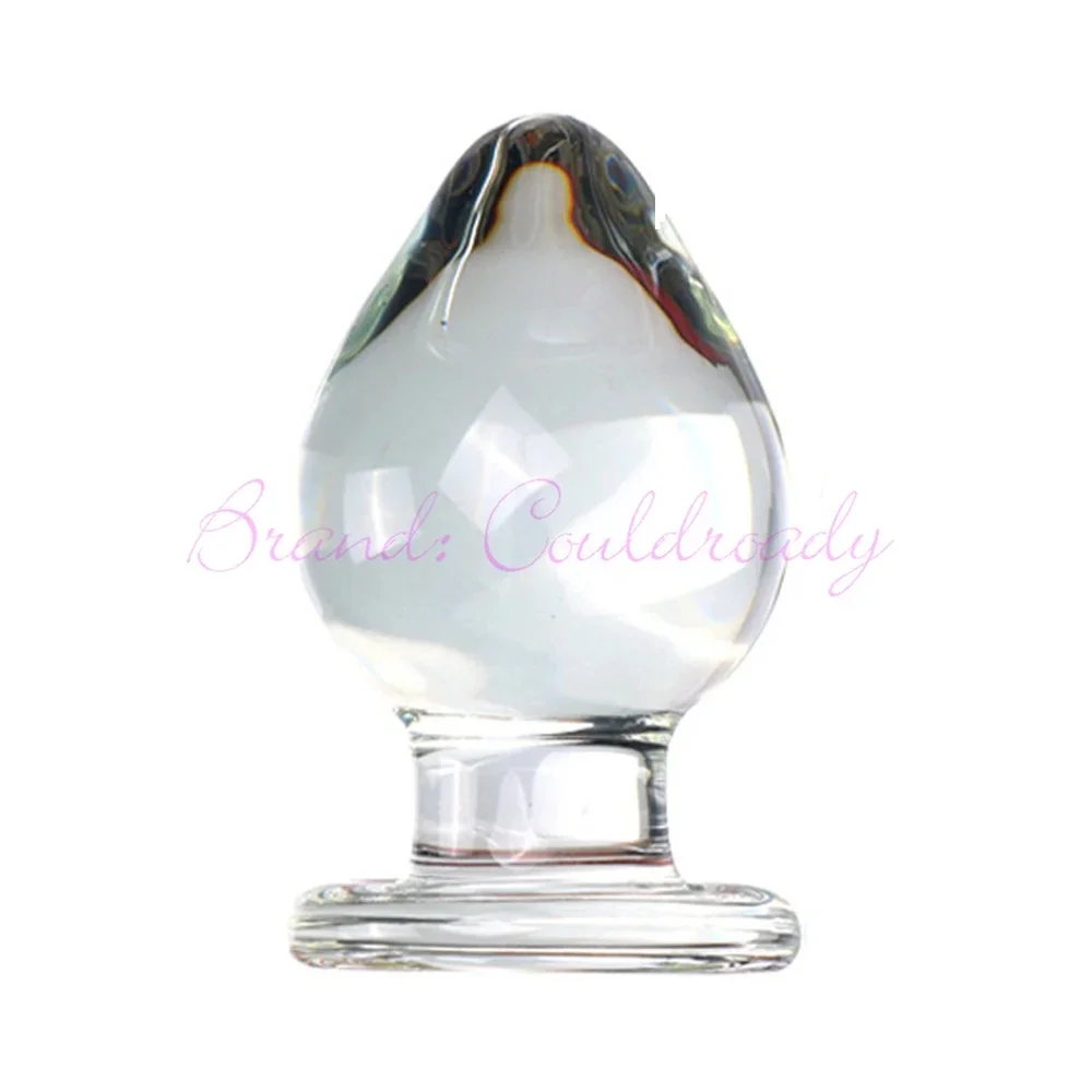Glazen buttplug Cristal Trio, Model 6061 · 100 × 60 mm