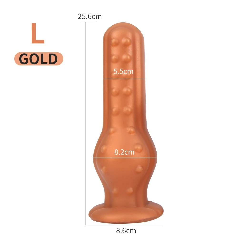 XXL draken dildo Dragon Scale, Goud · L