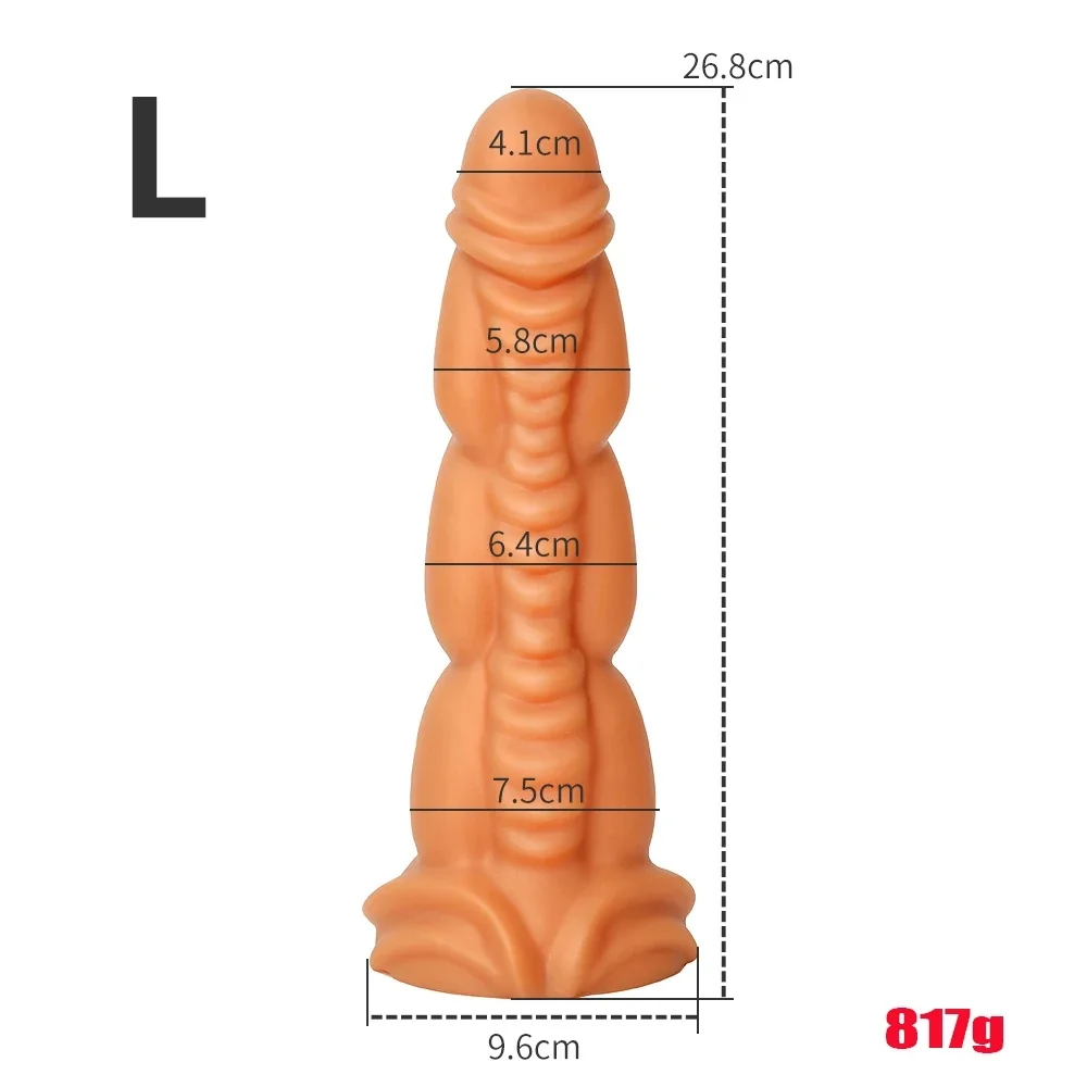 XXL draken dildo Dragon Scale, Extra groot model · L