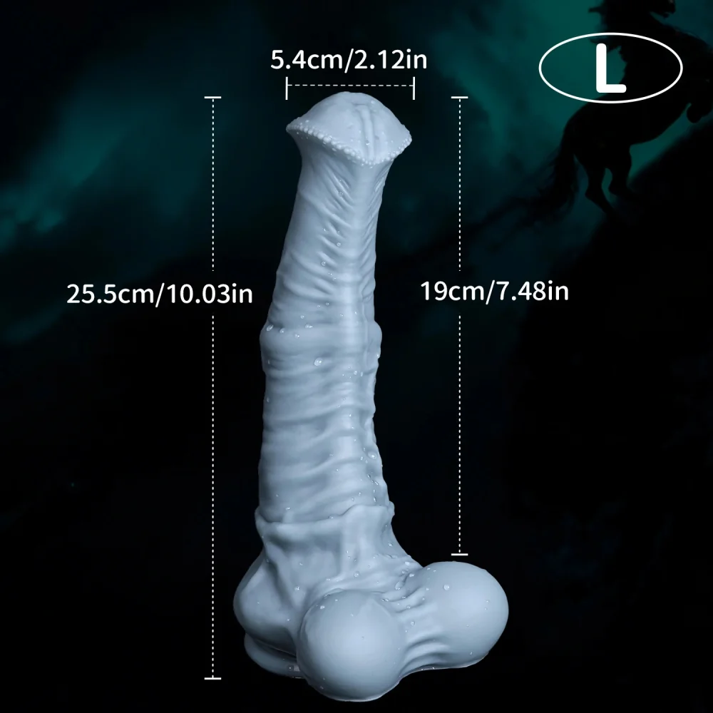 XXL paardendildo Equus Argent, Model D260 · L