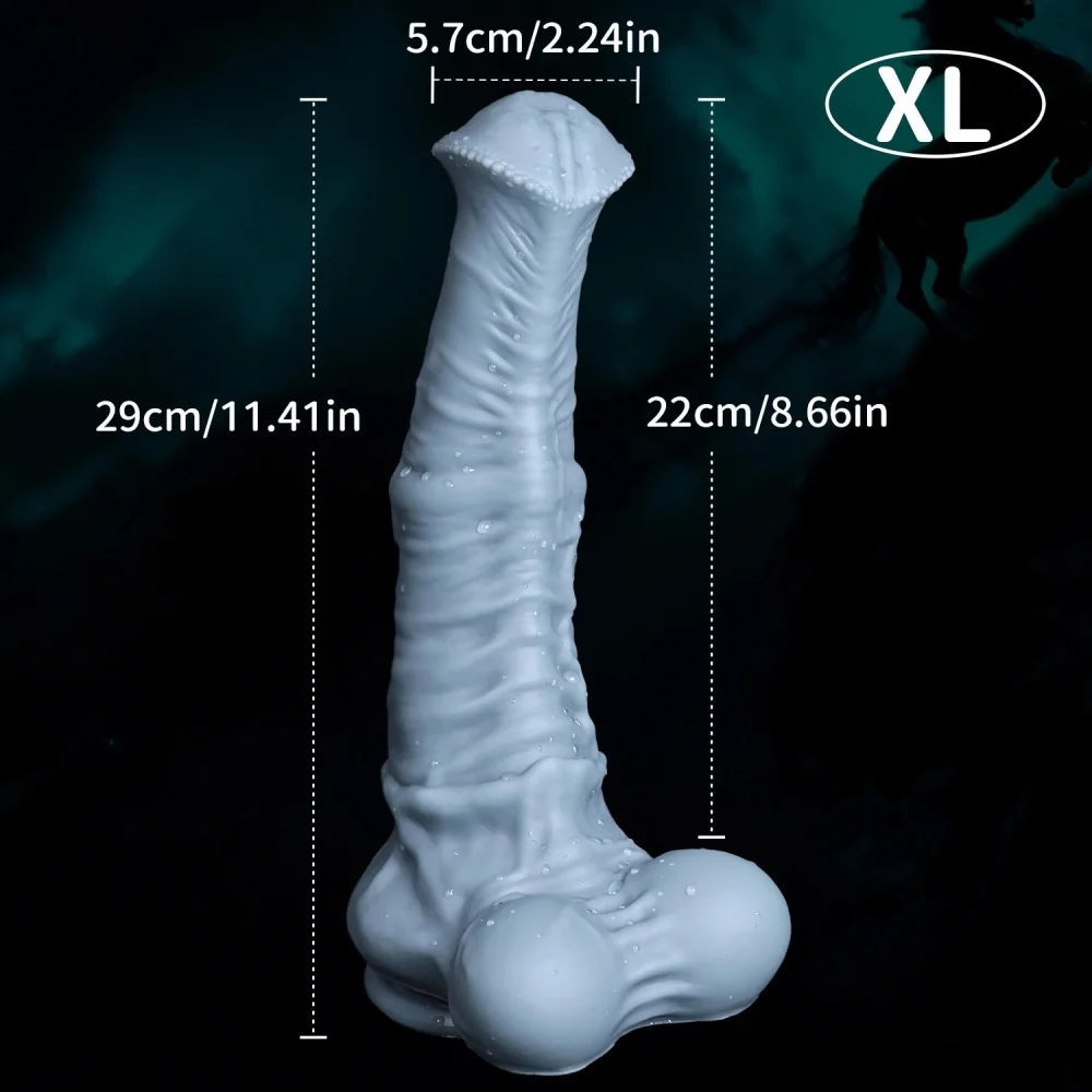 XXL paardendildo Equus Argent, Model D260 · XL