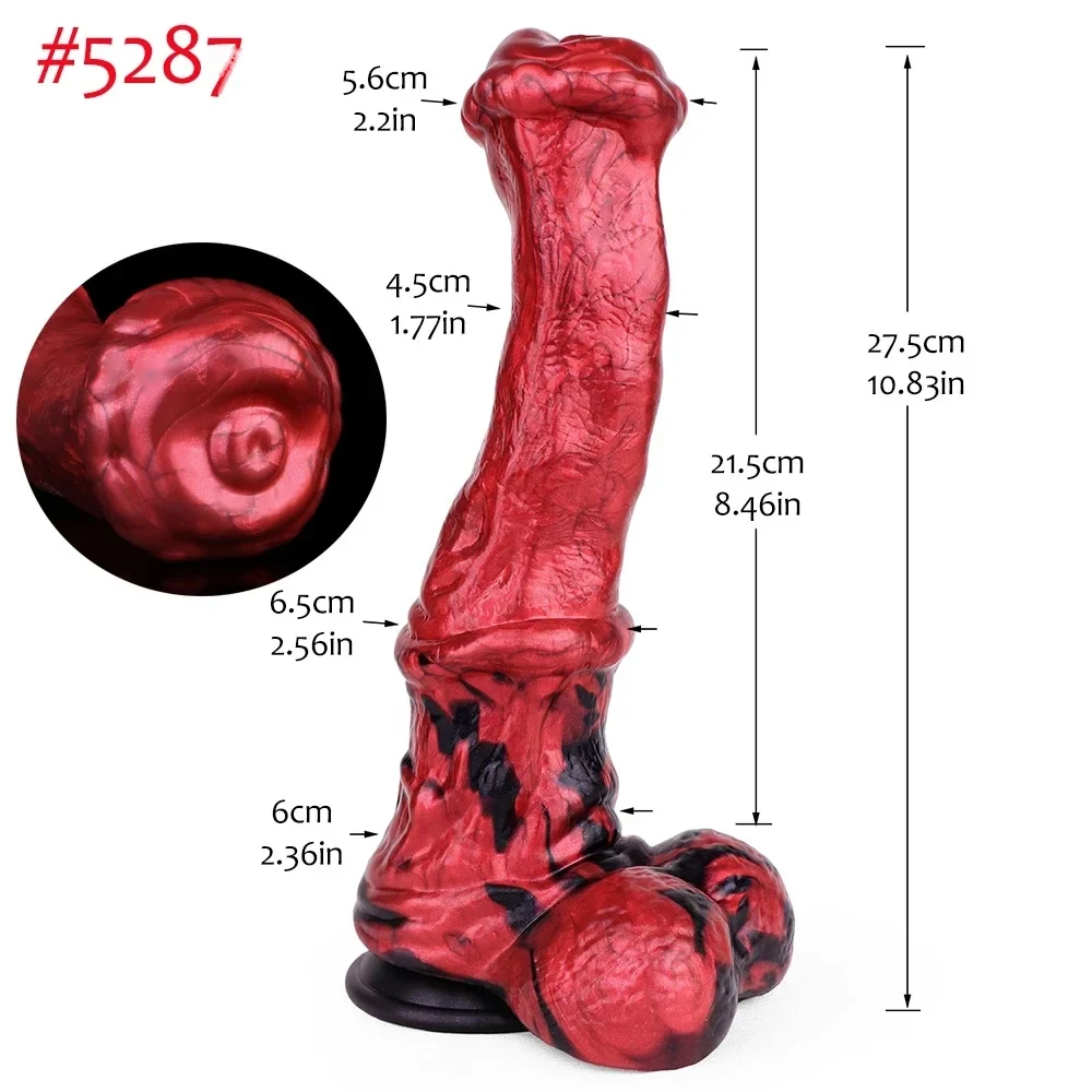 XXL paardendildo Equus Nuit, Model 5287 kleur RF