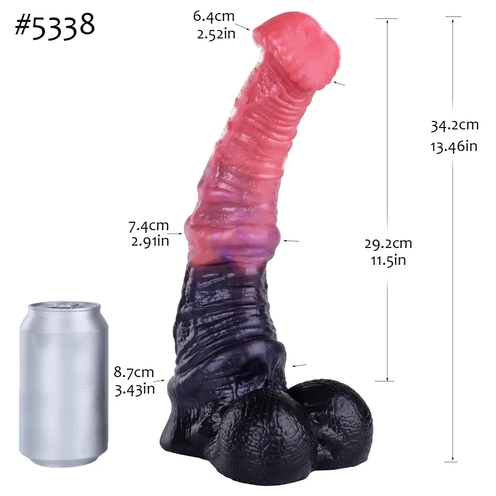 XXL paardendildo Equus Nuit, Model 5338