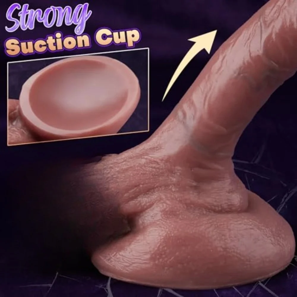 Extra grote realistische siliconen dildo, foto 4