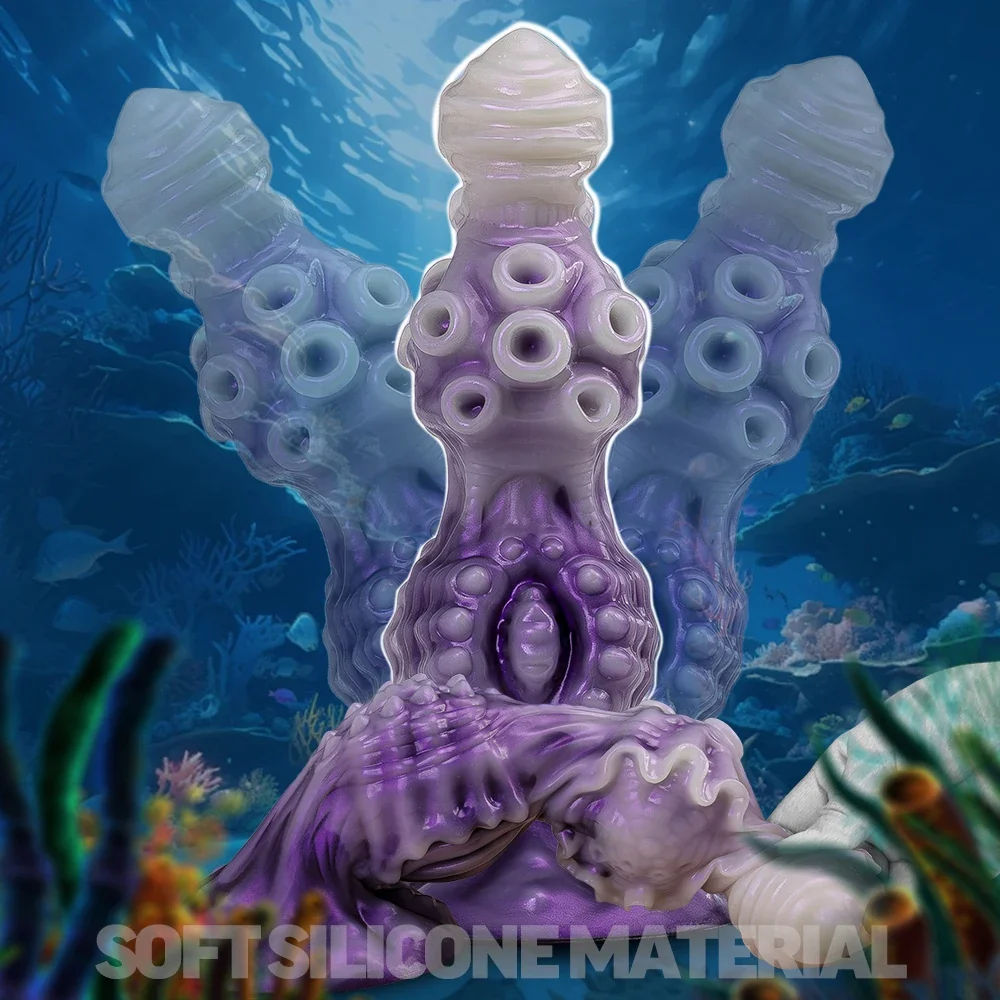 Fantasy 3-knoops dildo, foto 6