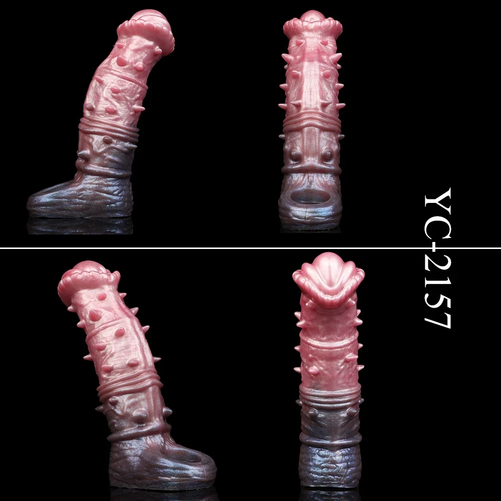 Fantasy penis sleeve (paard/wolf), foto 4