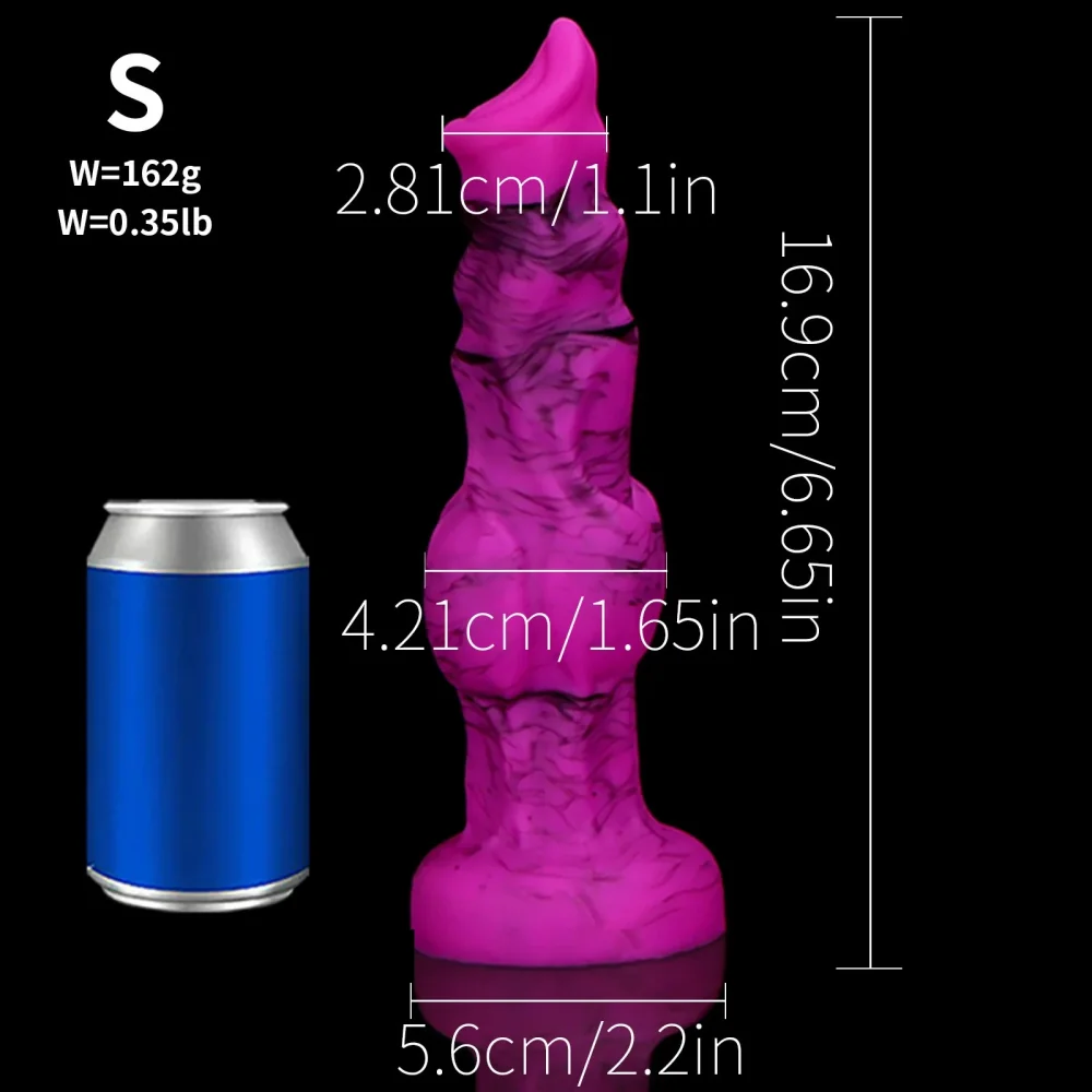 XXL fantasy dildo Fantasy Rubis, Roze · S