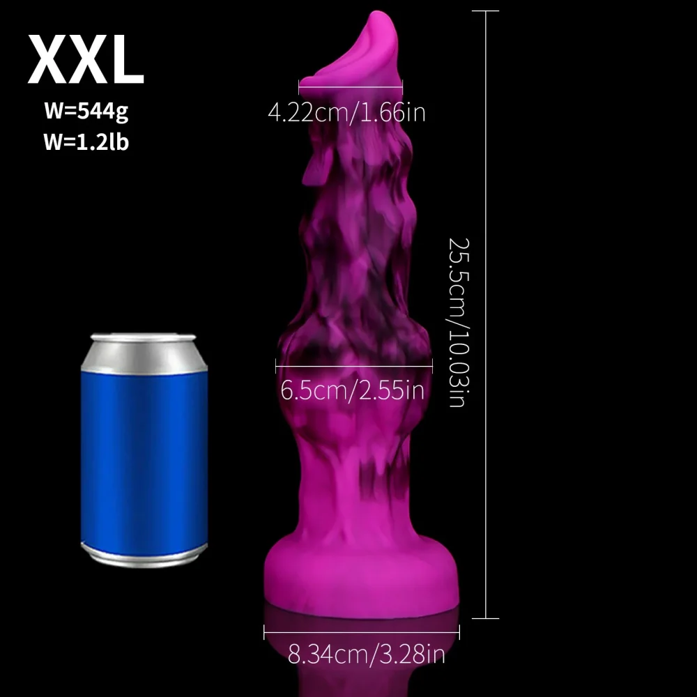 XXL fantasy dildo Fantasy Rubis, Roze · XXL