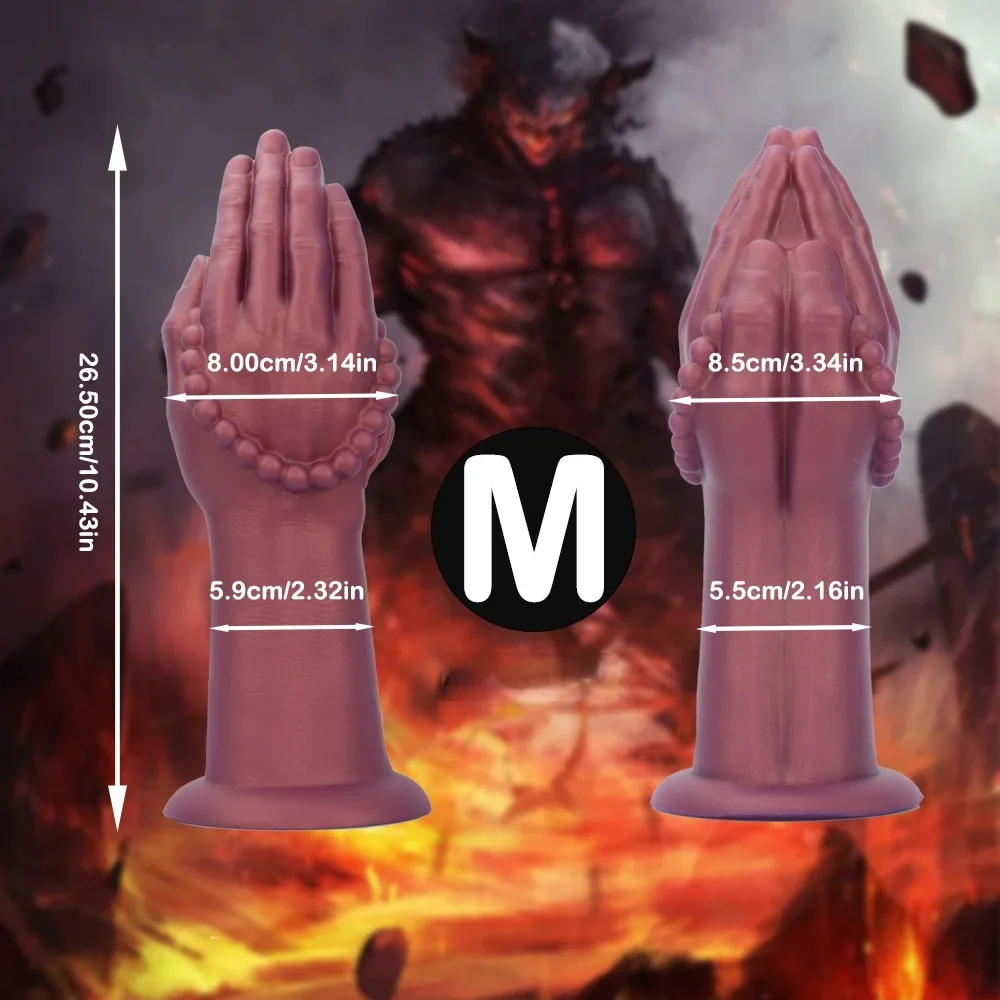 XXL fisting Gebedshanden, Rood · M