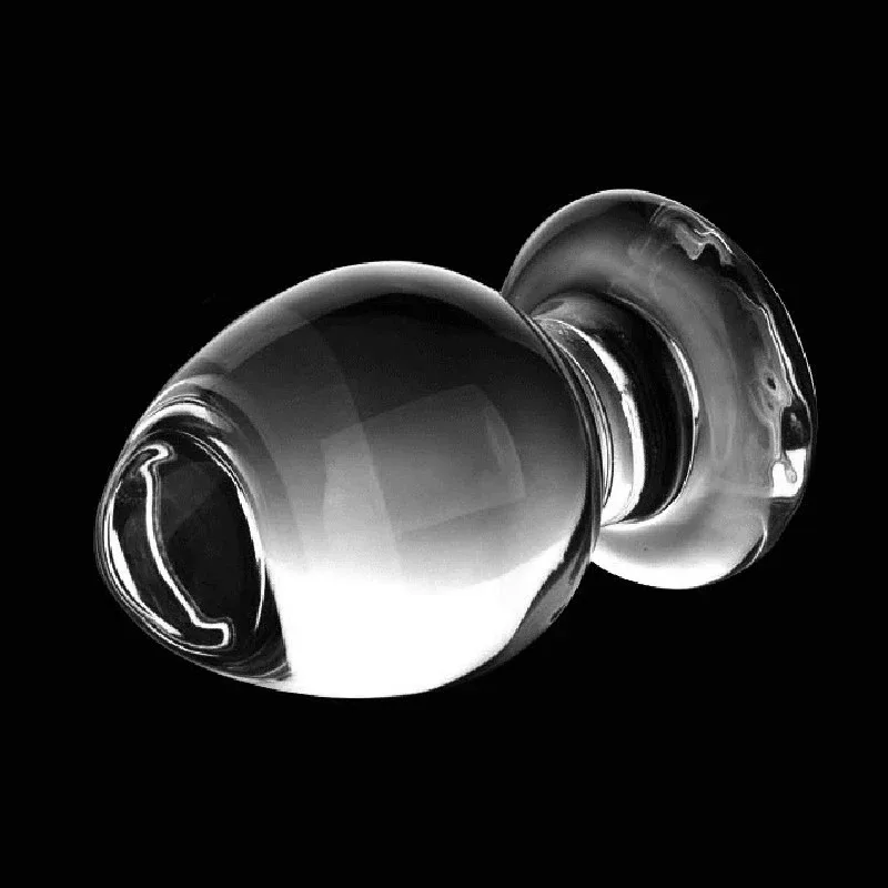 Glazen buttplug Kristal, borosilicaatglas (Pyrex)
