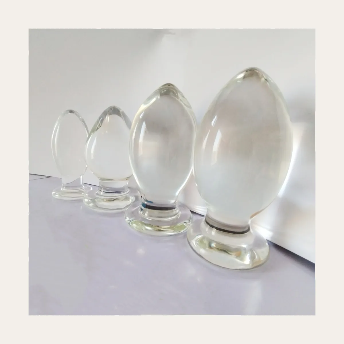Glazen dildo 13, borosilicaatglas