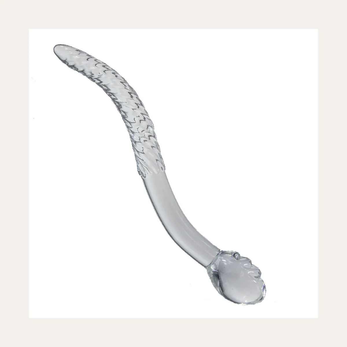 Glazen buttplug Glazen dildo 14, borosilicaatglas
