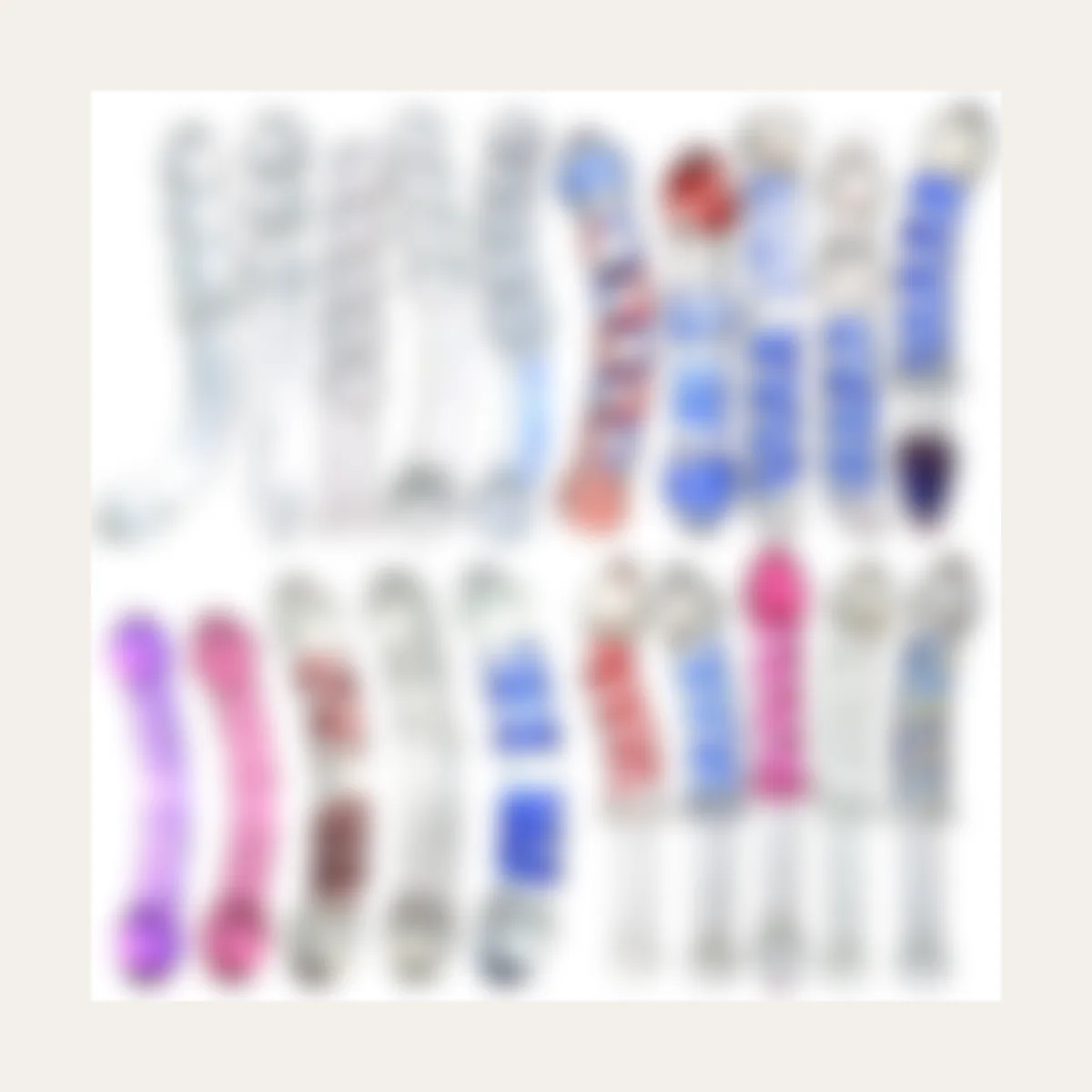Glazen dildo 15, borosilicaatglas