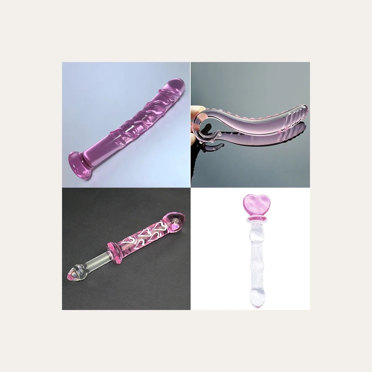 Glazen dildo 19, borosilicaatglas