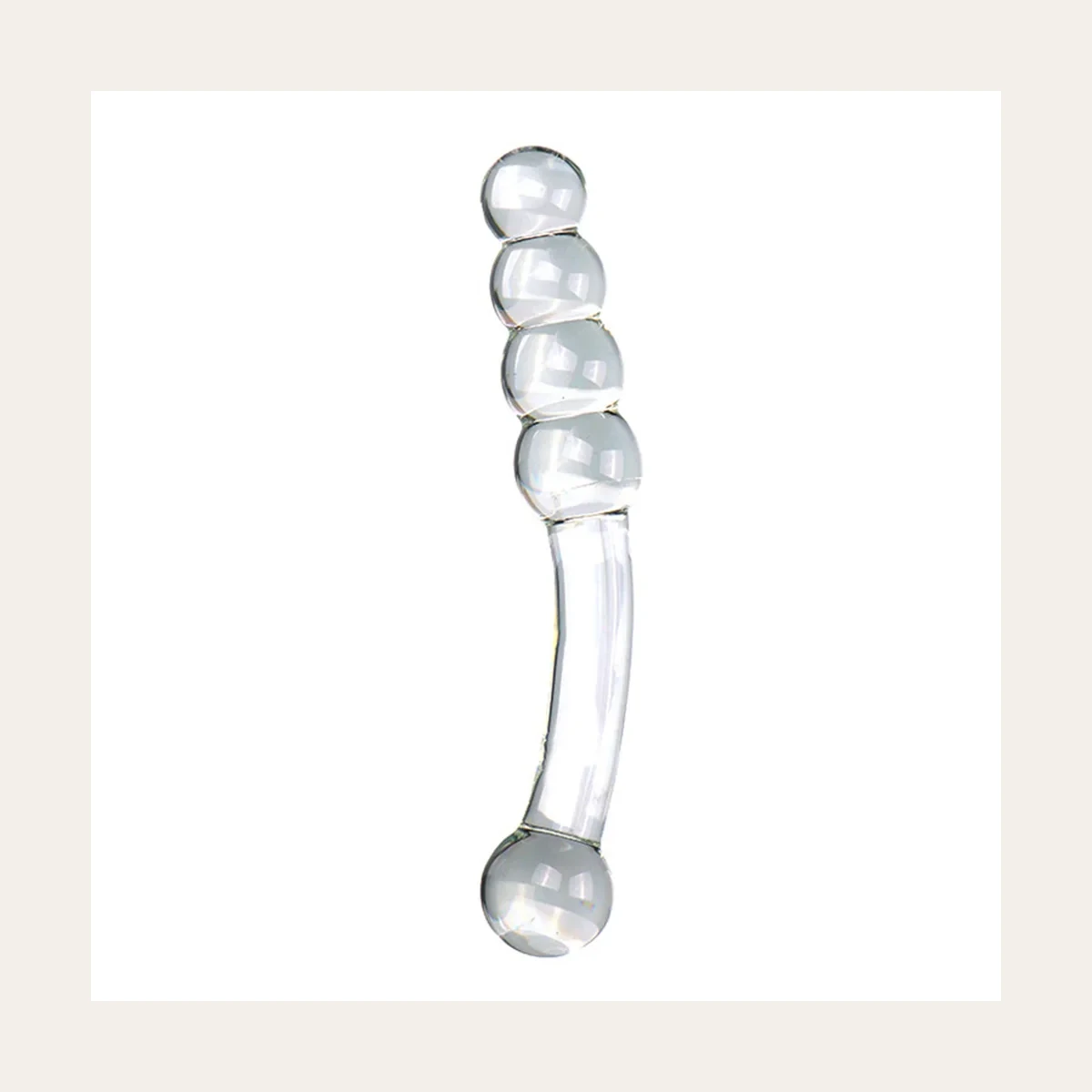 Glazen dildo 2, borosilicaatglas