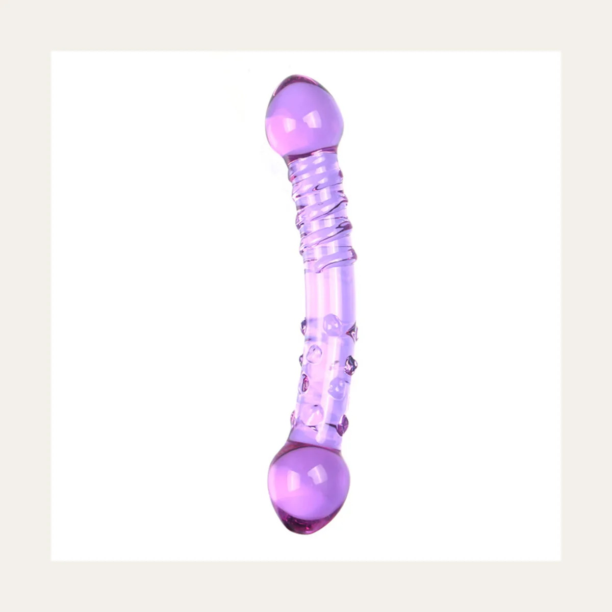 Glazen dildo 21, borosilicaatglas