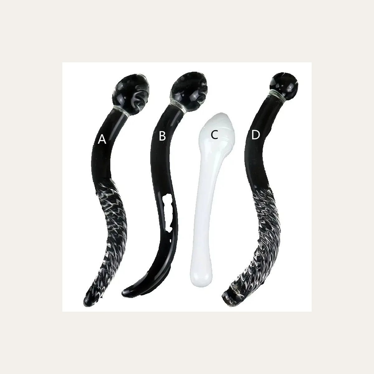 Glazen dildo, borosilicaatglas