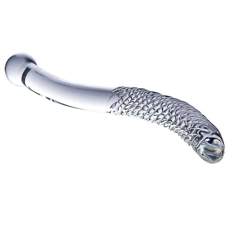 Glazen dubbelzijdige dildo, foto 3