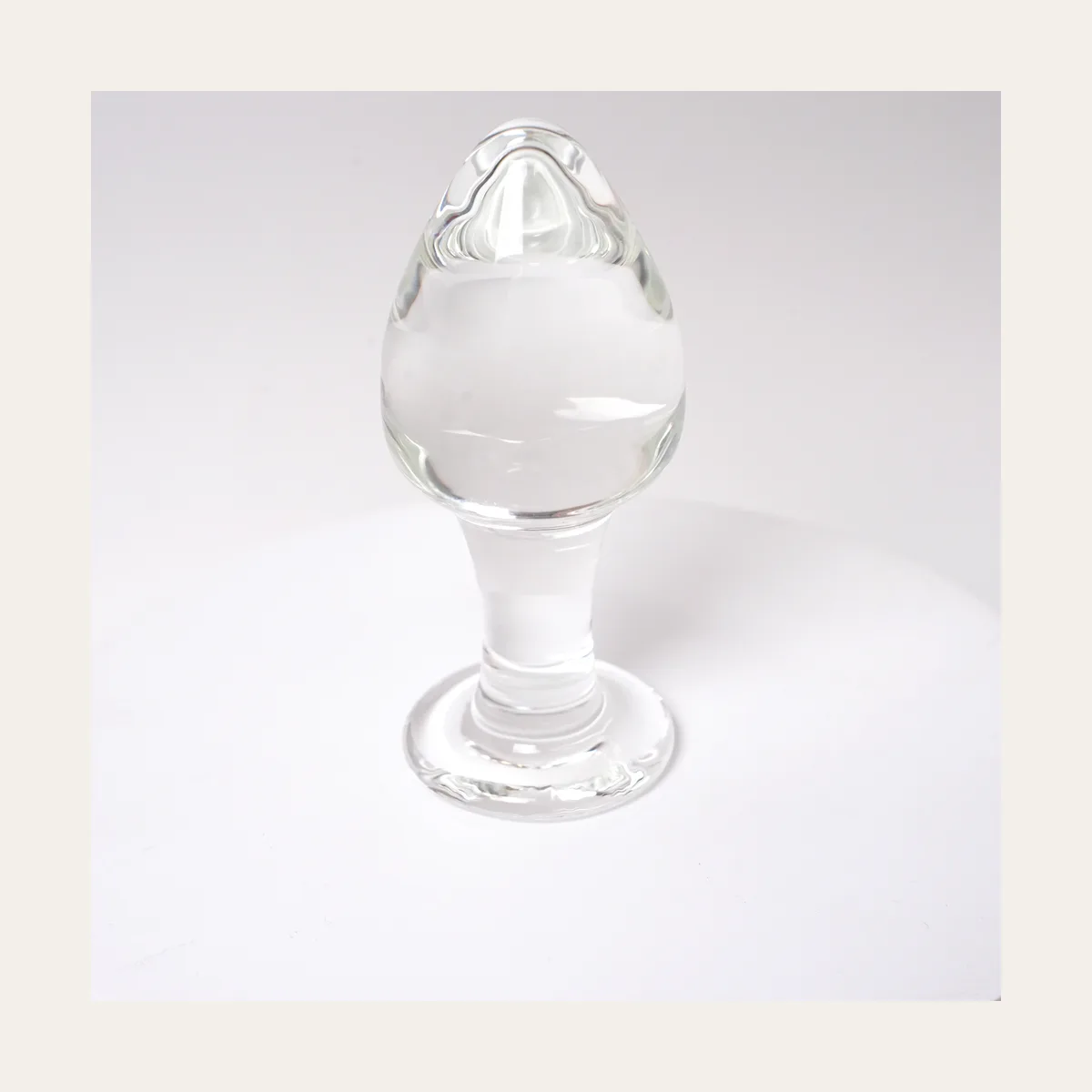 Glazen plug 3, borosilicaatglas