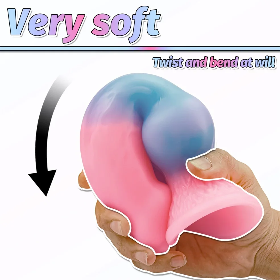 Hond knoop dildo S-XXL siliconen, foto 4