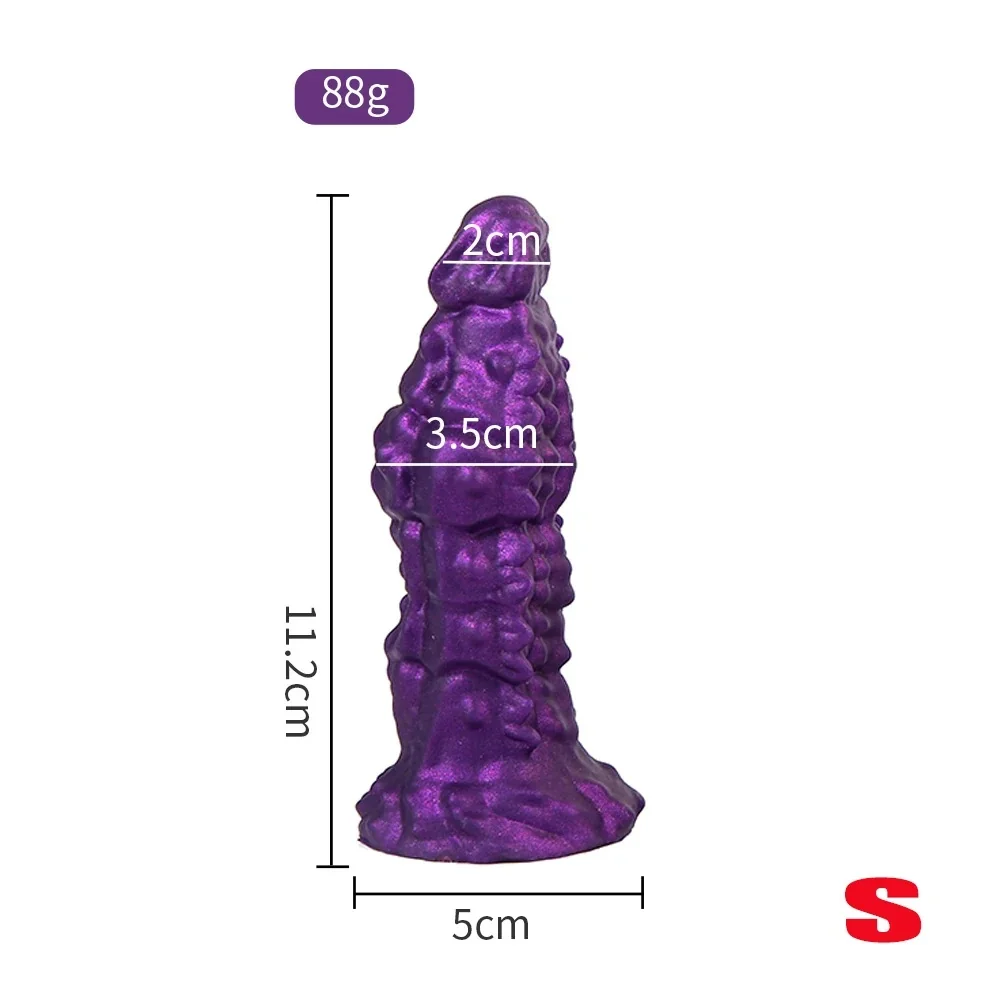 XXL buttplug Kralen Lava, Monstermodel · S