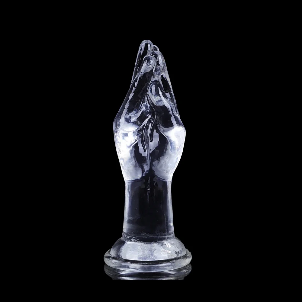 XXL fisting Kristal Vuist, Transparant Vinger