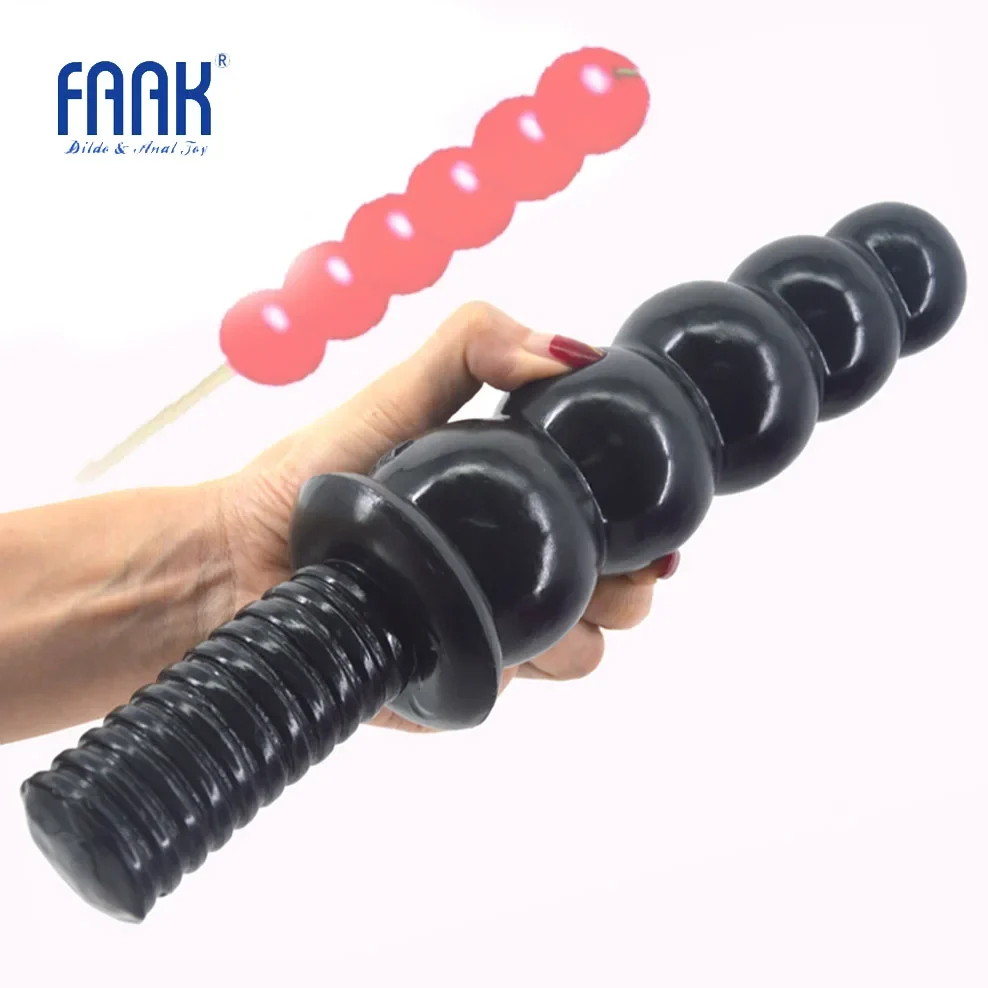 XXL Lange anale dildo met handvat 28cm, foto 2