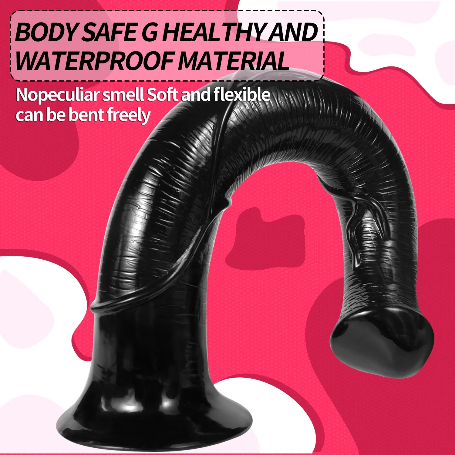 Lange paarden dildo met zuignap, foto 3