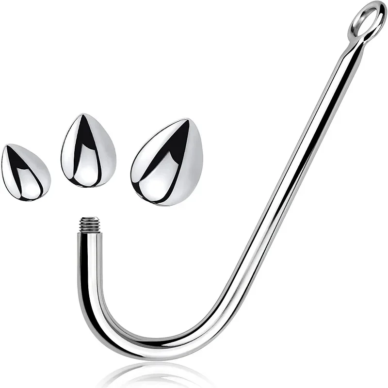 Metalen anale haak ballen set, metaal