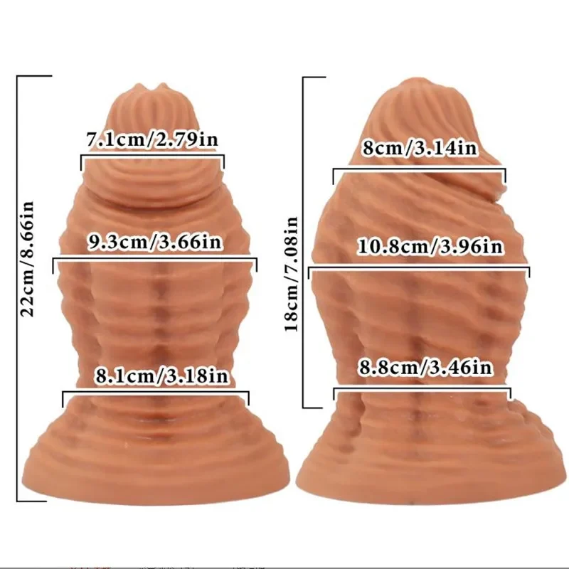 Monster dildo zuignap siliconen M/L