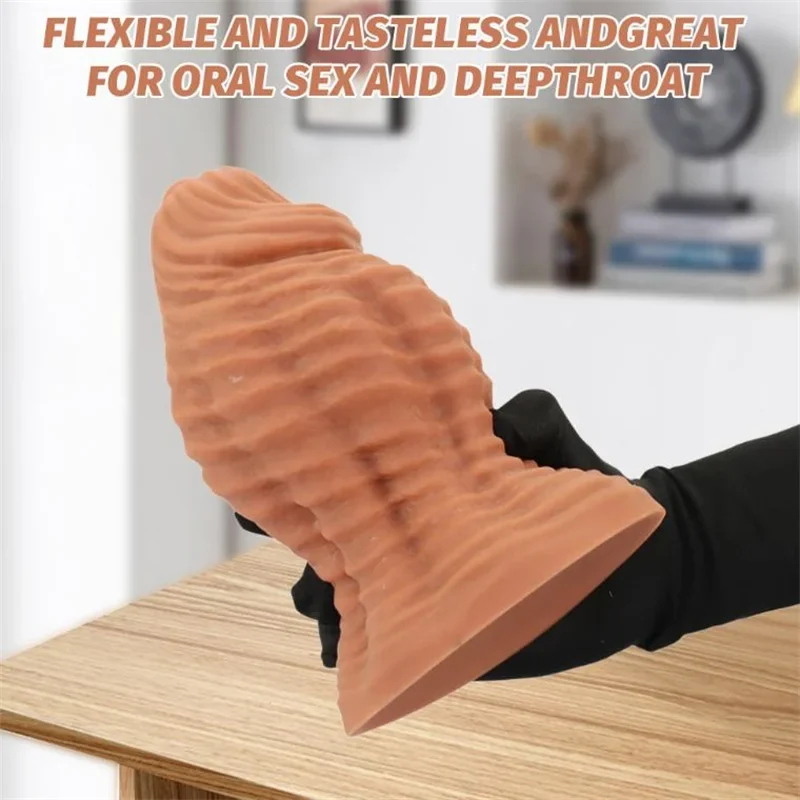 Monster dildo zuignap siliconen M/L, foto 4