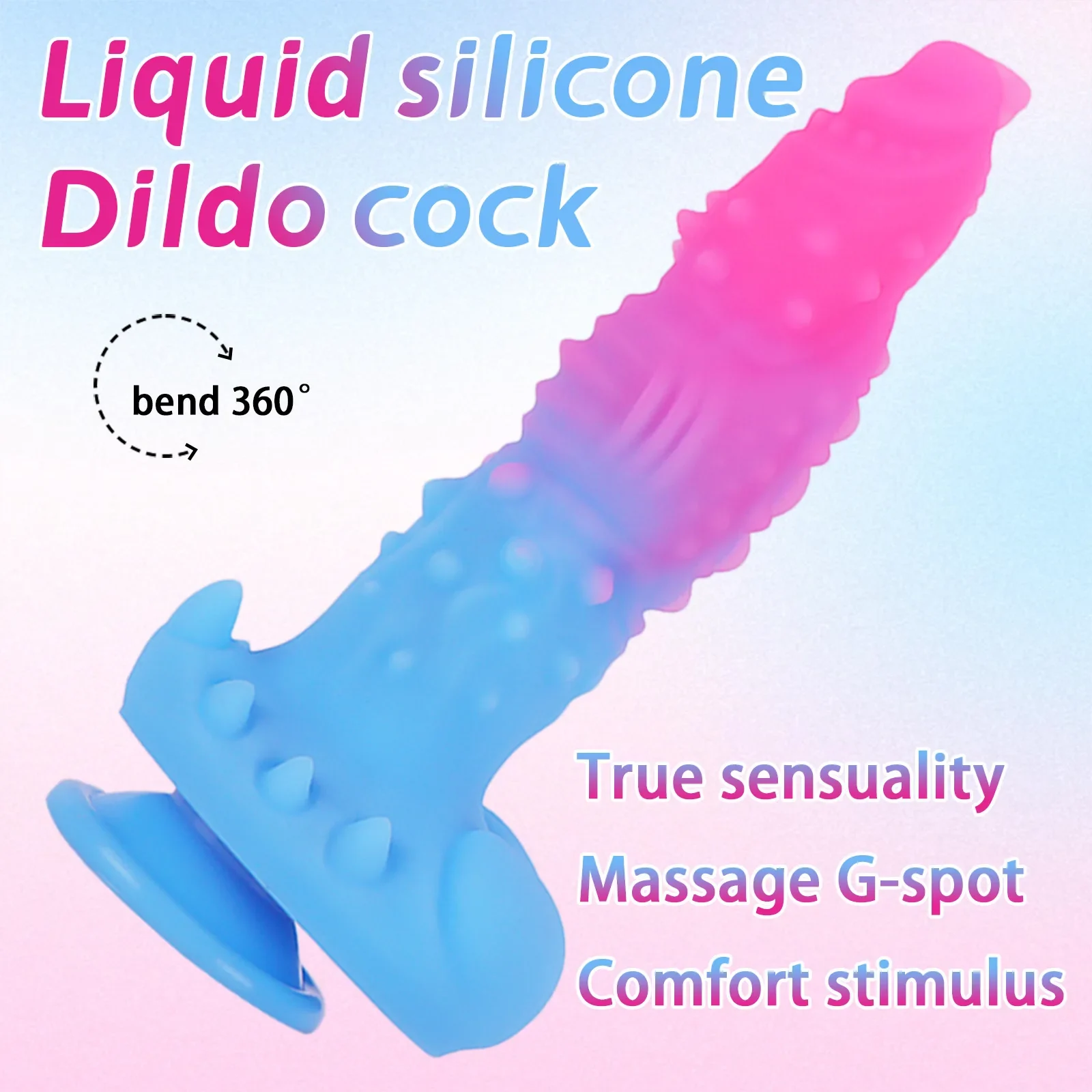 Monster dildo zuignap siliconen, foto 4
