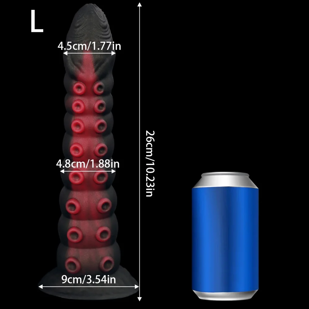 XXL fantasy buttplug Octopus Noir, Model 0149 · L