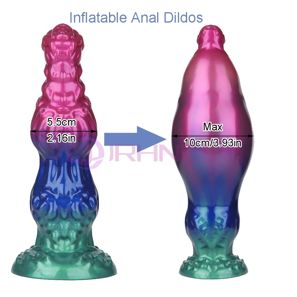 XXL Opblaasbare anale plug 11cm, foto 6