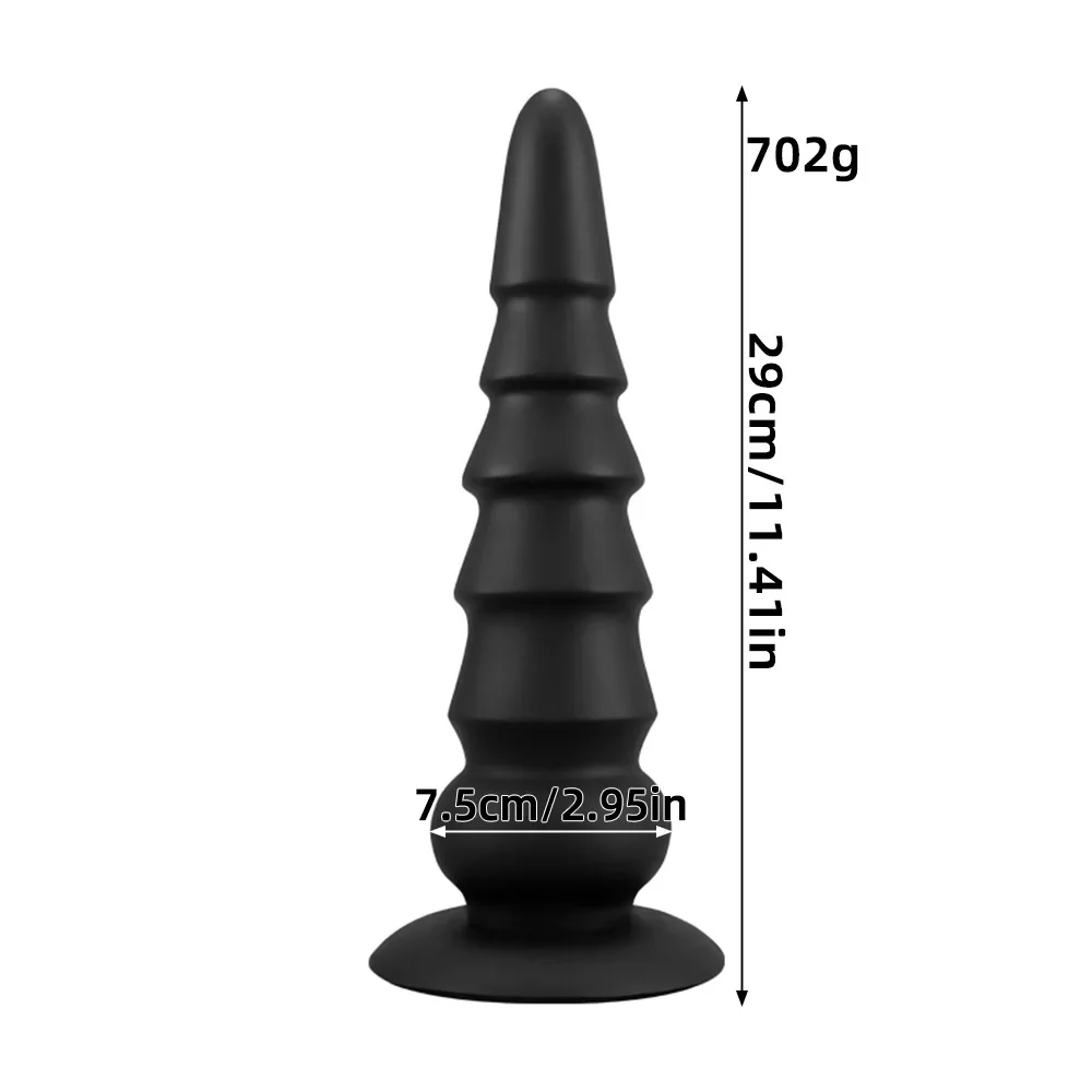 XXL buttplug Pyramide Plug, Kleur 4 · L