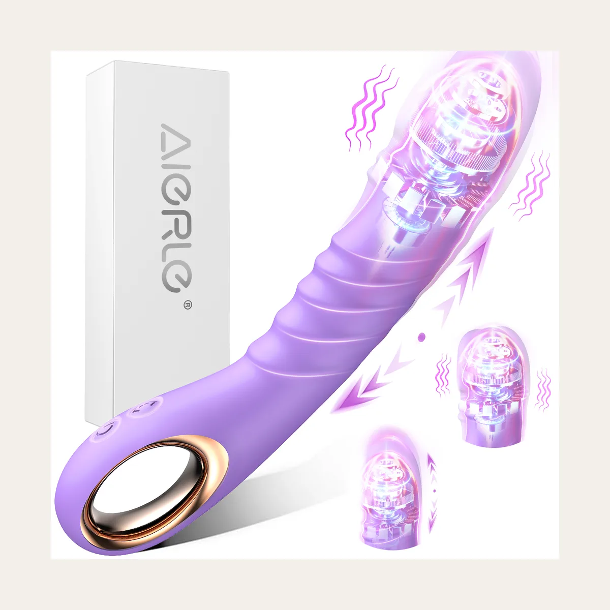 XXL fantasy dildo Stotende vibrator 6, zacht silicone