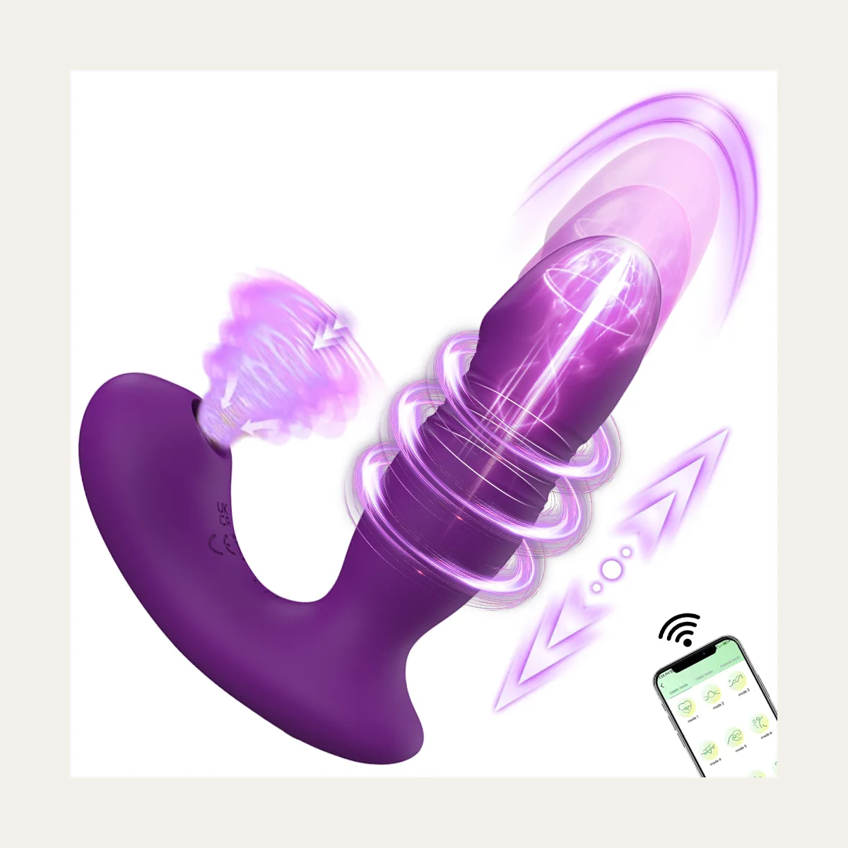 XXL fantasy dildo Stotende vibrator 7, zacht silicone