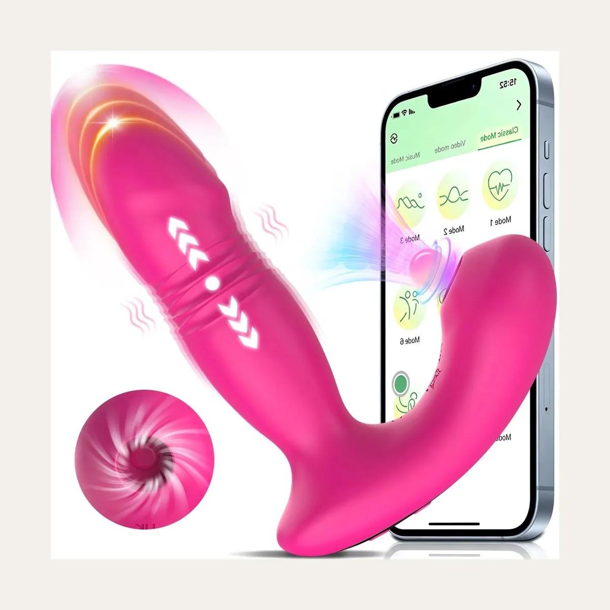 XXL fantasy dildo Stotende vibrator 9, zacht silicone