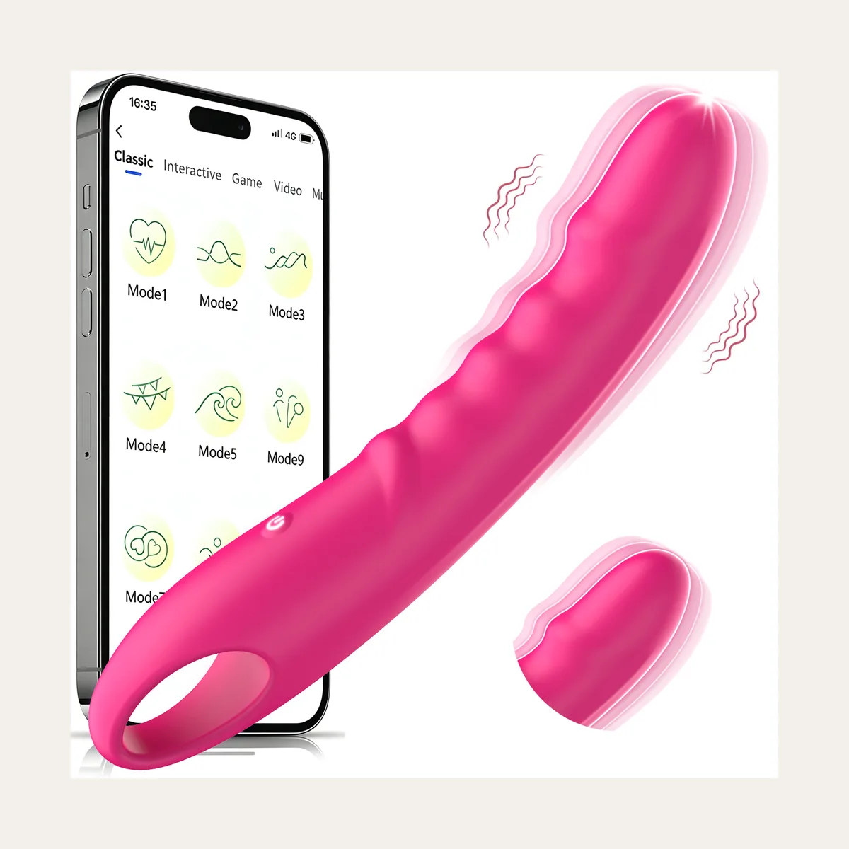 Toverstaf 9, zacht silicone