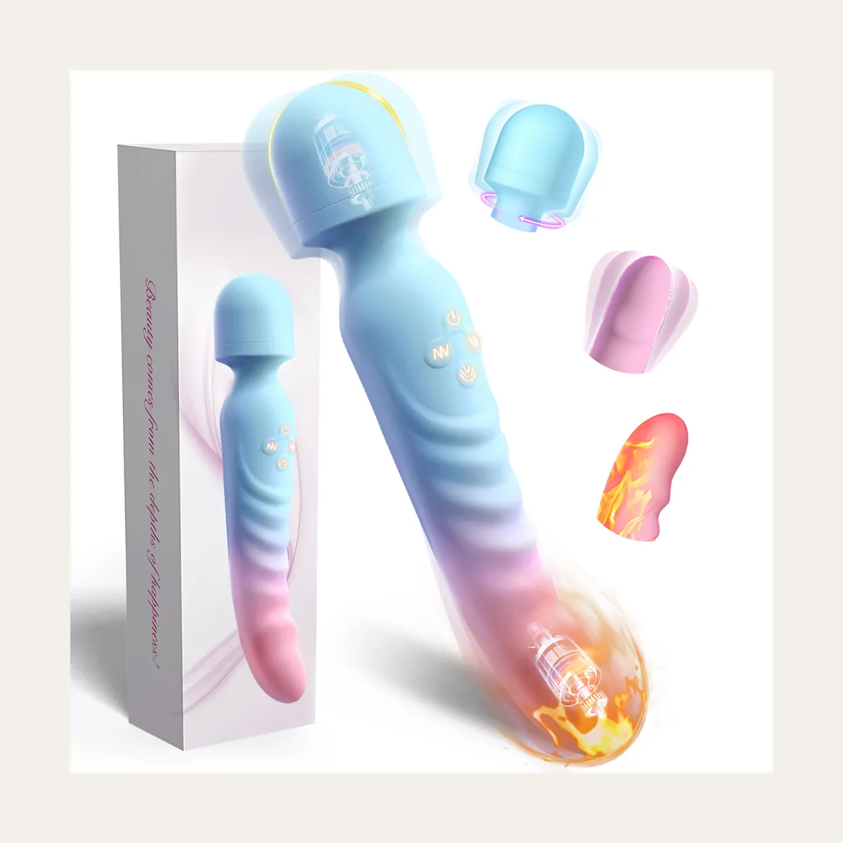 Toverstaf extra, zacht silicone