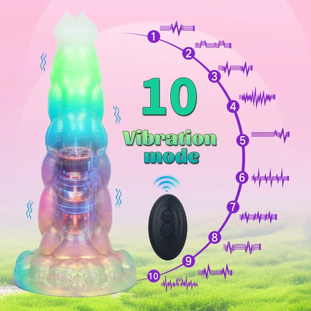 Vibrerende dierlijke anale dildo, foto 2