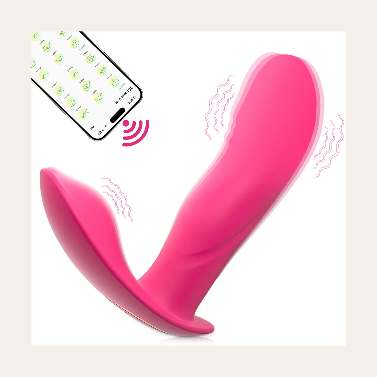 Vibrerende plug 7, zacht silicone
