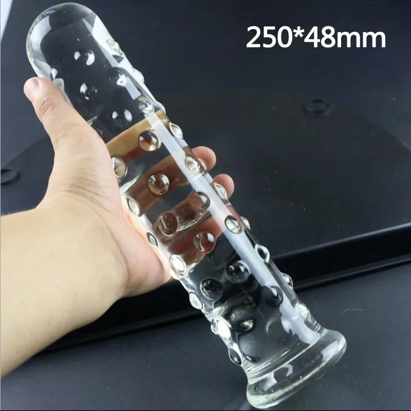XXL glazen dildo Extra Lang, glas